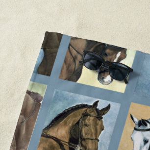 Dressage Pferdes Strandtuch