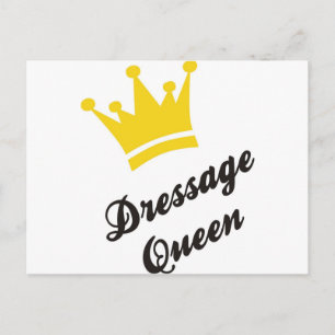 Dressage Queen Postkarte