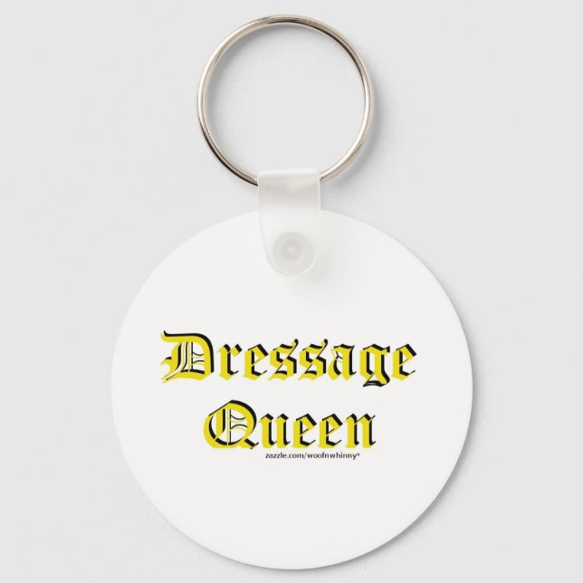 Dressage Queen Schlüsselanhänger (Vorderseite)