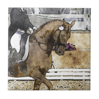 Dressage-Reiter Fliese