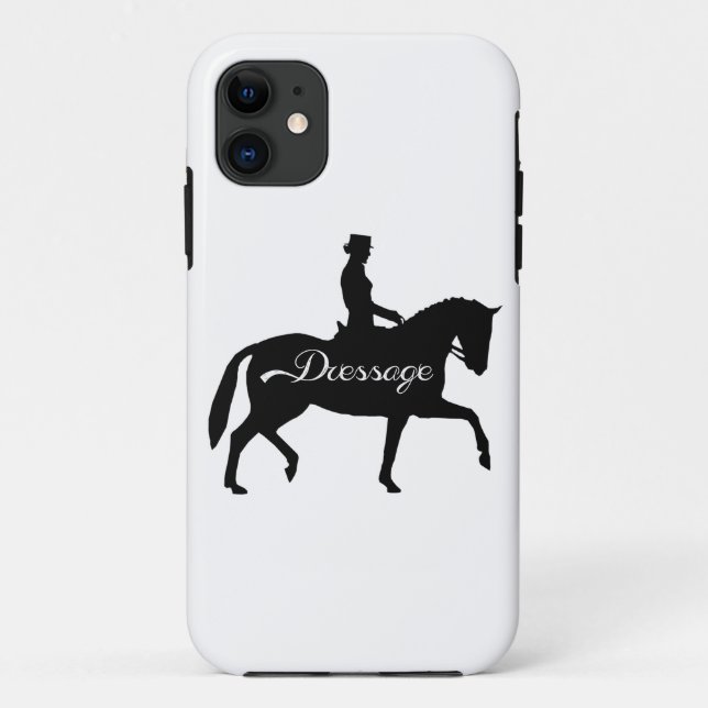 Dressage-Reiterpferd- und Reiter iphone Fall Case-Mate iPhone Hülle (Rückseite)