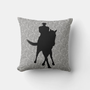 Dressage Reitsport Silhouette Kissen