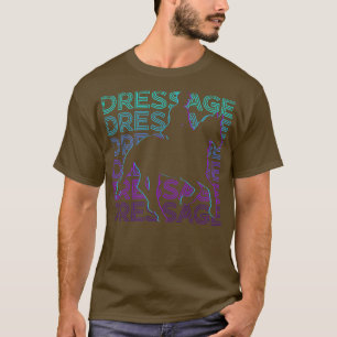 Dressage Retro-Geschenk T-Shirt