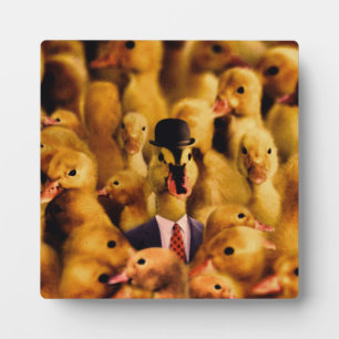 Dressed for Success Duck Fotoplatte