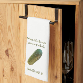 Dresser Avec Il Végétable Drôle Serviettes De Cuis