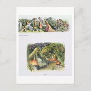 Dressing the Baby Elves und abgelehnt, illuati! Postkarte
