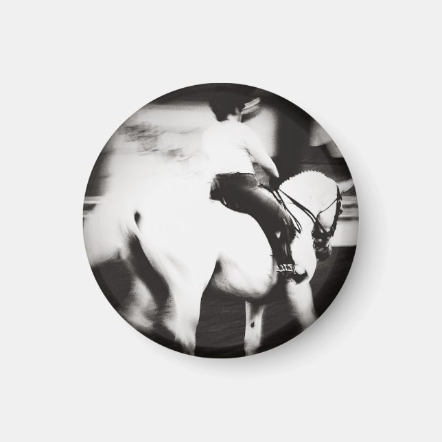 Dressur Abstrakt Magnet (Vorne)