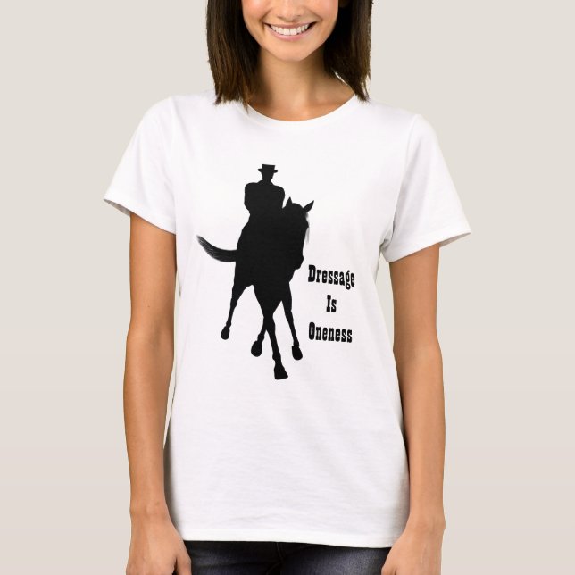 Dressur ist ein Einheitslicht T-Shirt (Vorderseite)
