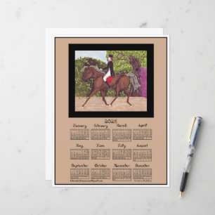 Dressur Pferdereiten Reiten 2025 Kalender