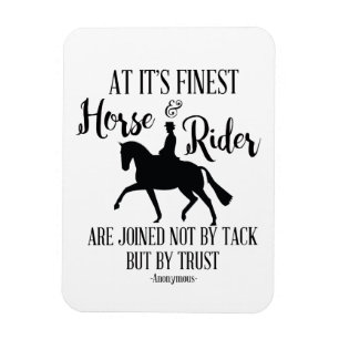 Dressurreiten und Rider Quote Magnet