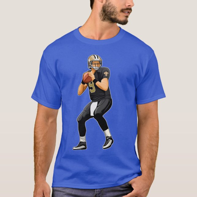 Drew Brees 9 Passeshe Ball funny T-Shirt (Vorderseite)