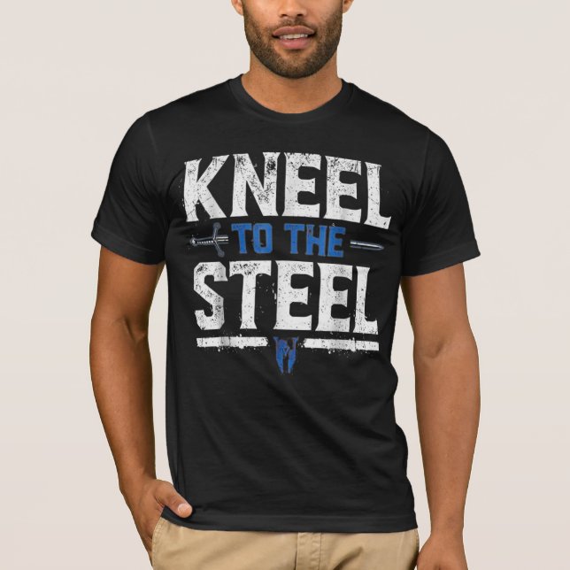 Drew McIntyre Kneel to The Steel T-Shirt (Devant)