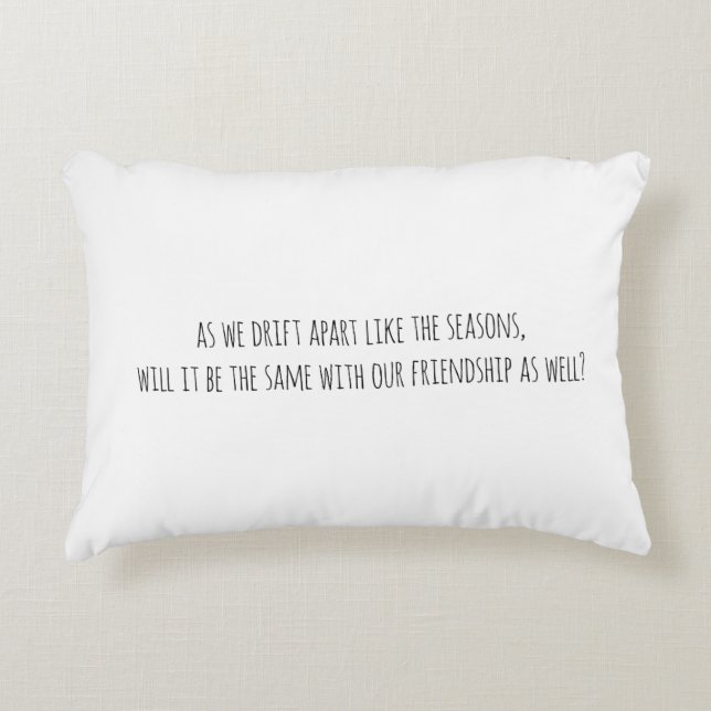 Drift Apart Accent Pillow Dekokissen (Vorderseite)
