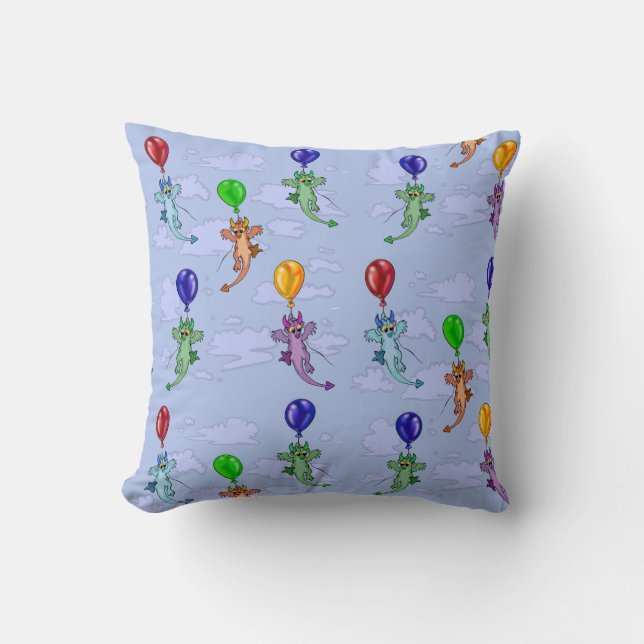 Drift Away Lil Balloon Dragon Kissen (Vorderseite)