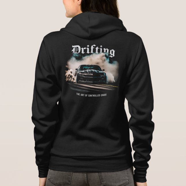 Drift Car Drifting - Die Kunst des kontrollierten  Hoodie (Rückseite)