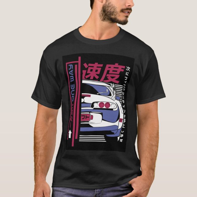 Drift Car Japan Classic T - Shirt (Vorderseite)