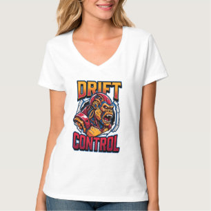 Drift Control Cybernetic Gorilla Grafik T-Shirt