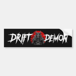 Drift Demon Samurai JDM Auto Drifting Phonk Autoaufkleber