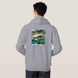 Drift in den Weltraum | Alien Street Racer Grafik Hoodie