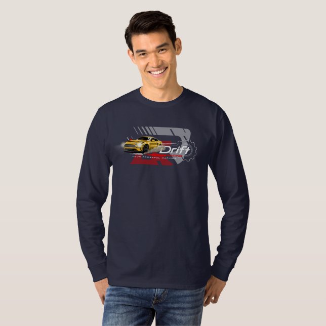 Driften | Langschläfer T-Shirt (Vorne ganz)