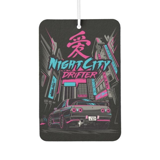 Drifter. Skyline R32 GTR Nissan Autolufterfrischer (Vorderseite)