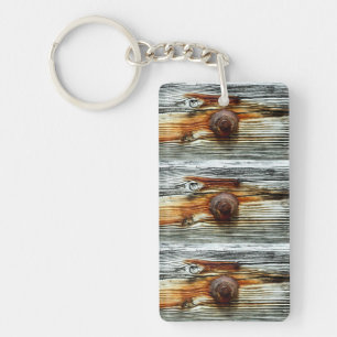 Driftholz-Graudockpappe Schlüsselanhänger