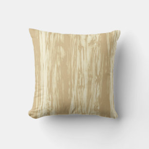 Driftholzmuster - braun, beige und creme kissen