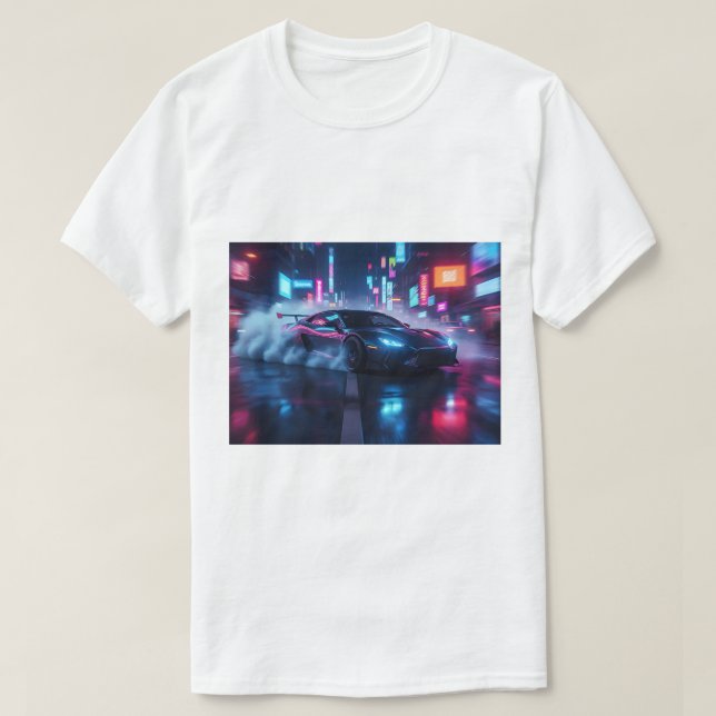 Drifting warriors - roars when night goes silents T-Shirt (Design vorne)