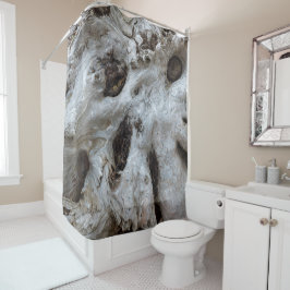 Driftwood Burl Abstrakt Duschvorhang