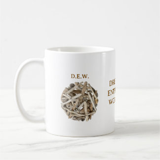 DRIFTWOOD ENTHUSIASTS WORLDWIDE. D.E.W. MUG KAFFEETASSE