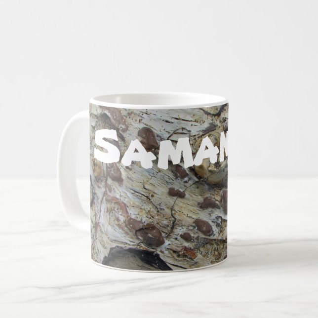 Driftwood Grain Muster mit dem Namen Woodgrain Kaffeetasse (Vorderseite Links)