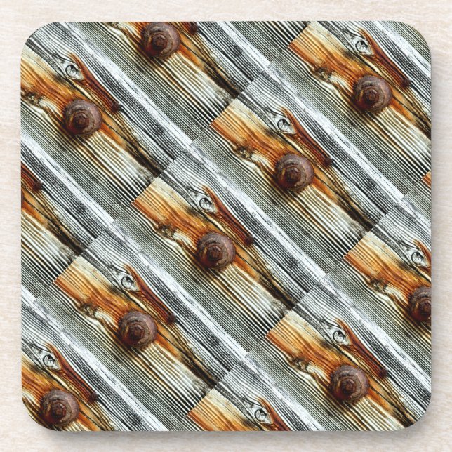 driftwood rusty grey Thunder_Cove Untersetzer (Vorderseite)