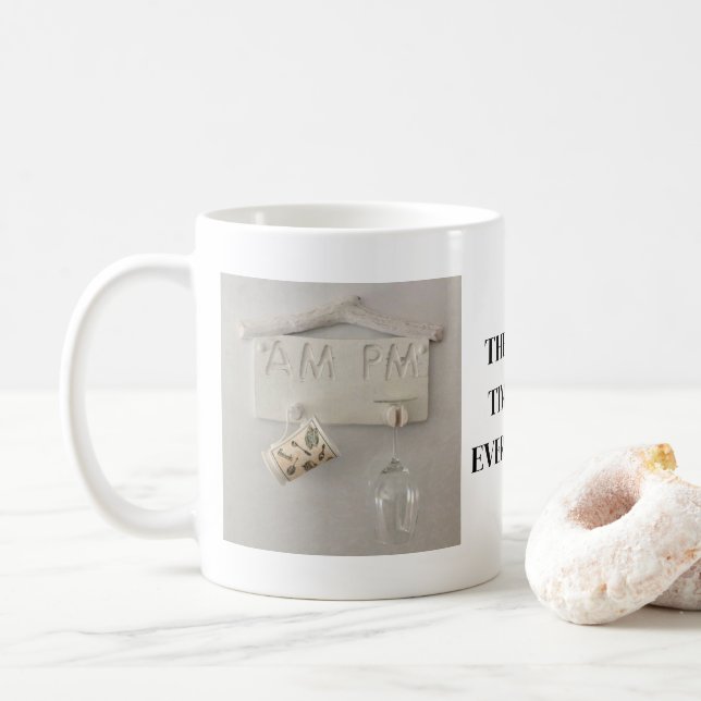DRIFTWOOD THEMED COFFEE MUG (Avec donut)