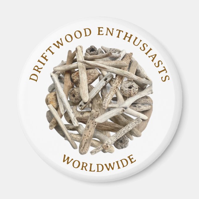 DRIFTWOOD THEMED MAGNET. FRIDGE MAGNET (Devant)