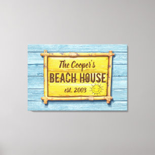 DriftwoodBeach House - Leinwand