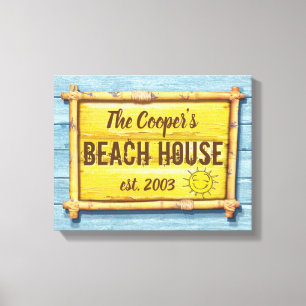DriftwoodBeach House - Leinwand