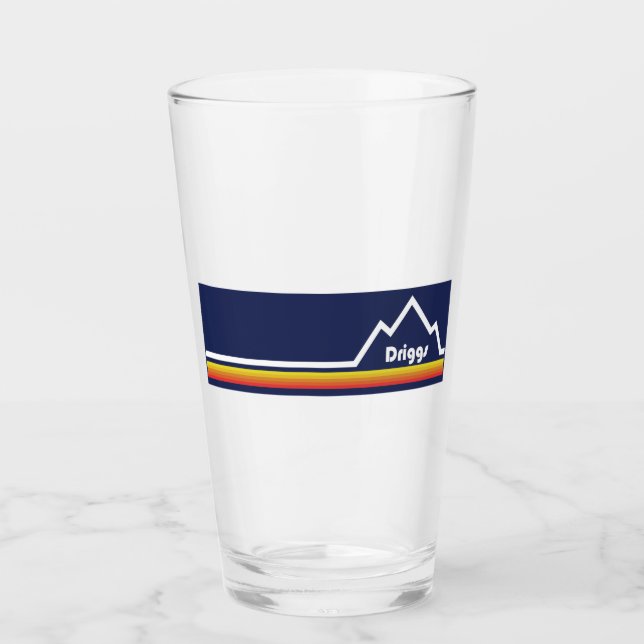 Driggs Idaho Glas (Vorderseite)