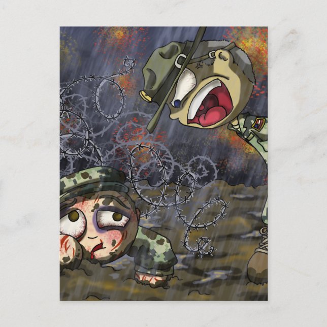 Drill Sergeant Postkarte (Vorderseite)