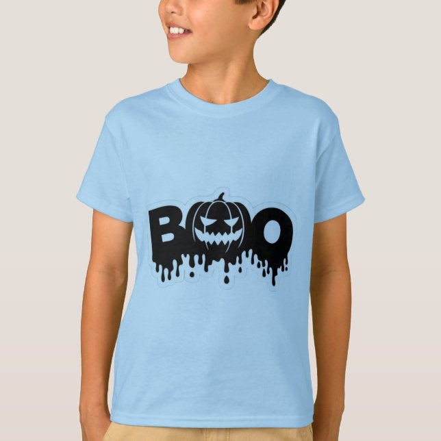 Drilling Pumpkin Shadow Boys T - Shirt (Vorderseite)