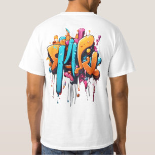 Drilling"typography art" words, graffiti art T-Shirt