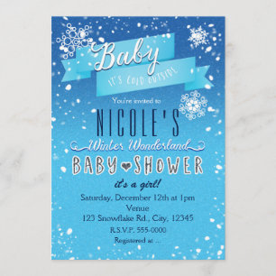 DRIN Baby, es ist kalt draußen Baby Shower Einladu Einladung