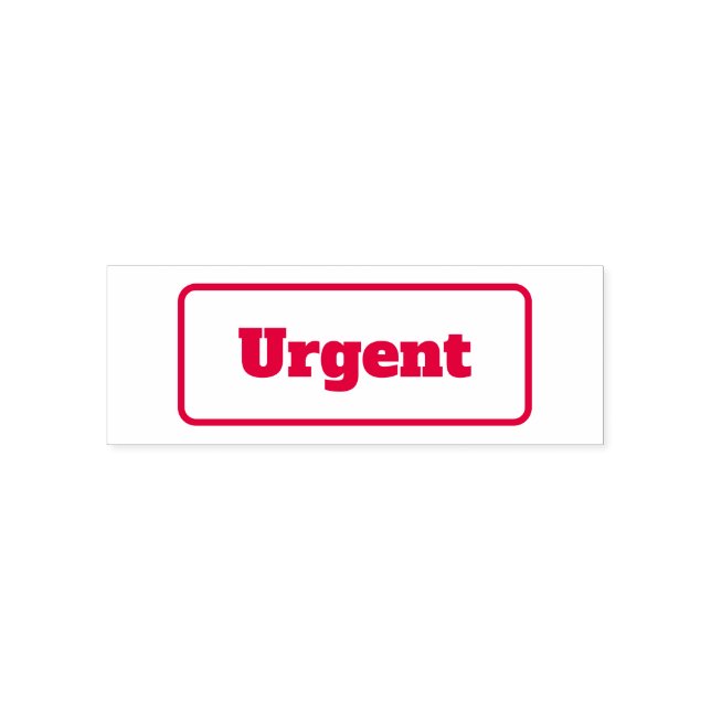 Dringend einfache Briefmarke für Unternehmen Permastempel (Design)