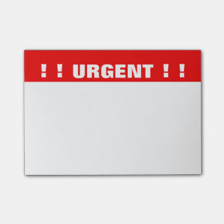 "Dringende" Prioritäts-Post-Itanmerkungen Post-it Klebezettel