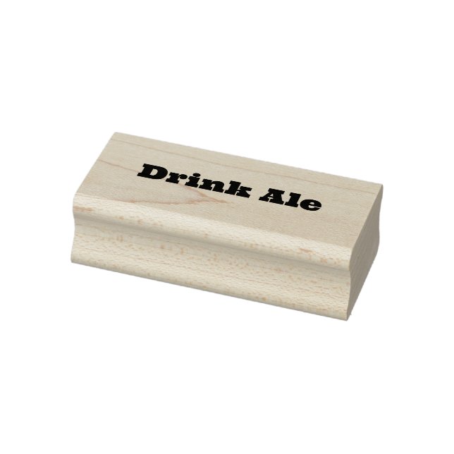Drink Ale Gummistempel (Stempel)