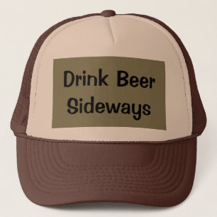 Drink Bier Sideways 2 Truckerkappe