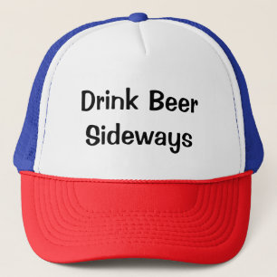 Drink Bier Sideways Truckerkappe