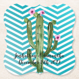 Drink Coasters Boho Cacti Cactus Sukkulente Böhmie Untersetzer