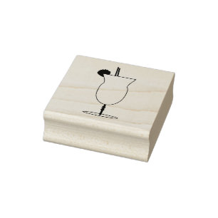 Drink-Cocktail Briefmarke Gummistempel