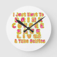 Drink Coffee Rett Lives & Take Selfy Art Print