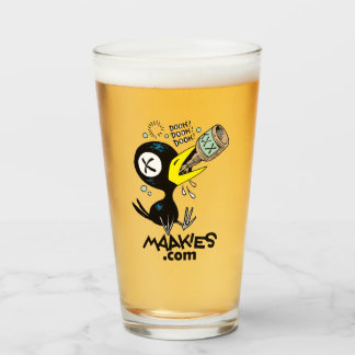 Drink Crow Dook Pint Glass Glas